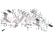 HONDA CBF600SA9 CBF600 ABS 2009 F-21 FOOTREST