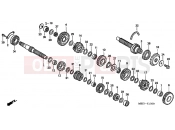HONDA CBF600S4 CBF600S 2004 E-15 TRANSMISSION