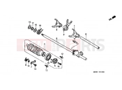 HONDA CBF600S4 CBF600S 2004 E-16 TRANSMISSION DRUM