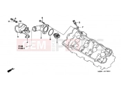 HONDA CBF600S4 CBF600S 2004 E-17 THERMOSTAT