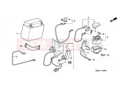 HONDA CBF600S4 CBF600S 2004 F-28 BATTERY