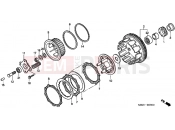 HONDA CBF600SA4 CBF600S ABS 2004 E-6 CLUTCH