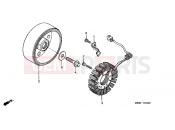 HONDA CBF600SA4 CBF600S ABS 2004 E-9 GENERATOR