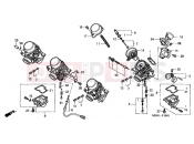 HONDA CBF600SA4 CBF600S ABS 2004 E-18-1 CARBURETOR (PARTS)