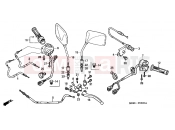 HONDA CBF600SA4 CBF600S ABS 2004 F-3 HANDLE LEVER / SWITCH / CABLE