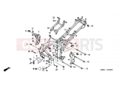 HONDA CBF600SA4 CBF600S ABS 2004 F-30 FRAME HOUSING