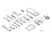 HONDA CBF600SA4 CBF600S ABS 2004 F-31 TOOLS