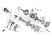 HONDA CBR1000FH CBR1000F 1987 E-10 GENERATOR (CBR1000FH / FJ / FM)