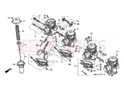 HONDA CBR1000FJ CBR1000F 1988 E-17-1 CARBURETOR (PARTS)