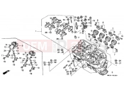 HONDA CBR1000FM CBR1000F 1991 E-2 CYLINDER HEAD