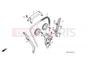HONDA CBR1000FM CBR1000F 1991 E-4 TIMING CHAIN ​​/ TENSIONER