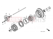 HONDA CBR1000FM CBR1000F 1991 E-7 CLUTCH