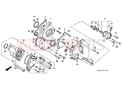 HONDA CBR1000FM CBR1000F 1991 E-11 WATER PUMP