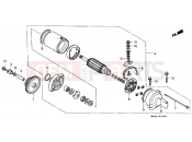 HONDA CBR1000FM CBR1000F 1991 E-12 STARTER ENGINE