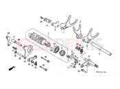 HONDA CBR1000FM CBR1000F 1991 E-17 TRANSMISSION DRUM