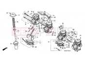 HONDA CBR1000FM CBR1000F 1991 E-19-1 CARBURETOR (PARTS)