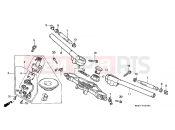 HONDA CBR1000FM CBR1000F 1991 F-6 STEERING BAR PIPE / UPPER BRIDGE