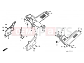 HONDA CBR1000FM CBR1000F 1991 F-17 SIDE COVER