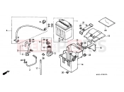 HONDA CBR1000FM CBR1000F 1991 F-28 BATTERY