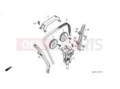 HONDA CBR1000FR CBR1000F 1994 E-4 TIMING CHAIN ​​/ TENSIONER