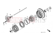 HONDA CBR1000FR CBR1000F 1994 E-7 CLUTCH