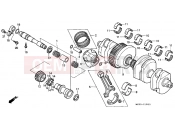 HONDA CBR1000FR CBR1000F 1994 E-15 CRANKSHAFT / PISTON