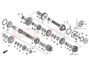 HONDA CBR1000FR CBR1000F 1994 E-16 TRANSMISSION
