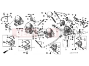 HONDA CBR1000FR CBR1000F 1994 E-19-1 CARBURETOR (PARTS)