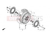 HONDA CBR1000FR CBR1000F 1994 F-11 FRONT WHEEL
