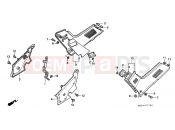 HONDA CBR1000FR CBR1000F 1994 F-17 SIDE COVER