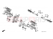 HONDA CBR1000FR CBR1000F 1994 F-21 FOOTREST