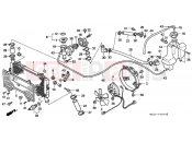 HONDA CBR1000FR CBR1000F 1994 F-32 RADIATOR