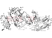 HONDA CBR1000FR CBR1000F 1994 F-34 LOWER ENGINE