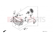 HONDA CBR1000FR CBR1000F 1994 F-1-1 HEADLIGHT (2)