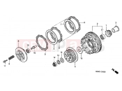 HONDA CBR600FX CBR600F 1999 E-6 CLUTCH (1)