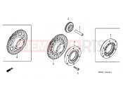 HONDA CBR600FX CBR600F 1999 E-7 CLUTCH COUPLING START
