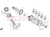 HONDA CBR600FX CBR600F 1999 E-14 CRANKSHAFT / PISTON