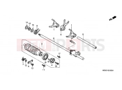 HONDA CBR600FX CBR600F 1999 E-16 TRANSMISSION DRUM