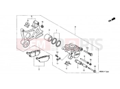 HONDA CBR600FX CBR600F 1999 F-12 REAR BRAKE CALIPER