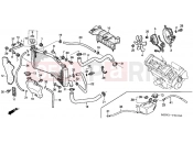 HONDA CBR600FX CBR600F 1999 F-31 RADIATOR