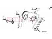 HONDA CBR600F2P CBR600F2 1993 E-4 TIMING CHAIN ​​/ TENSIONER (1)
