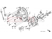 HONDA CBR600F2P CBR600F2 1993 E-5 RIGHT CRANKSHAFT COVER