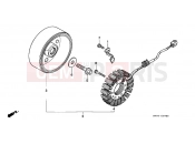 HONDA CBR600F2P CBR600F2 1993 E-9 GENERATOR