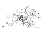 HONDA CBR600F2P CBR600F2 1993 E-10 WATER PUMP