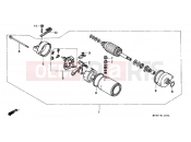 HONDA CBR600F2P CBR600F2 1993 E-11 STARTER ENGINE