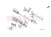 HONDA CBR600F2P CBR600F2 1993 E-16 TRANSMISSION DRUM