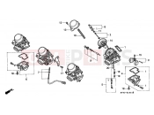 HONDA CBR600F2P CBR600F2 1993 E-18-1 CARBURETOR (PARTS)