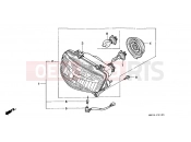 HONDA CBR600F2P CBR600F2 1993 F-1 HEADLIGHT
