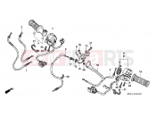 HONDA CBR600F2P CBR600F2 1993 F-3 HANDLE LEVER / SWITCH / CABLE