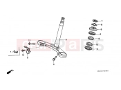 HONDA CBR600F2P CBR600F2 1993 F-6 STEERING WHEEL